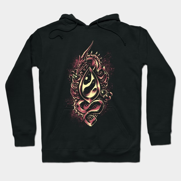 Dragon Tear Hoodie by Pixeleyebat